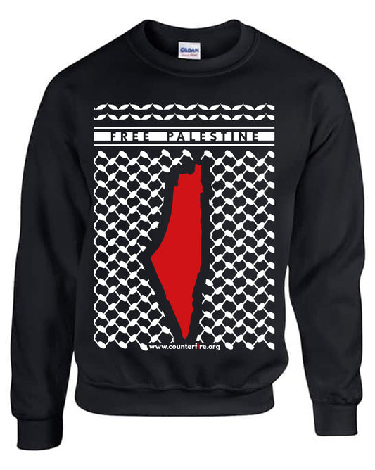 Free Palestine Sweatshirt (Black)