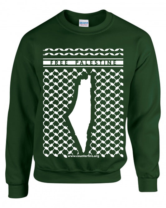 Free Palestine Sweatshirt (Green)