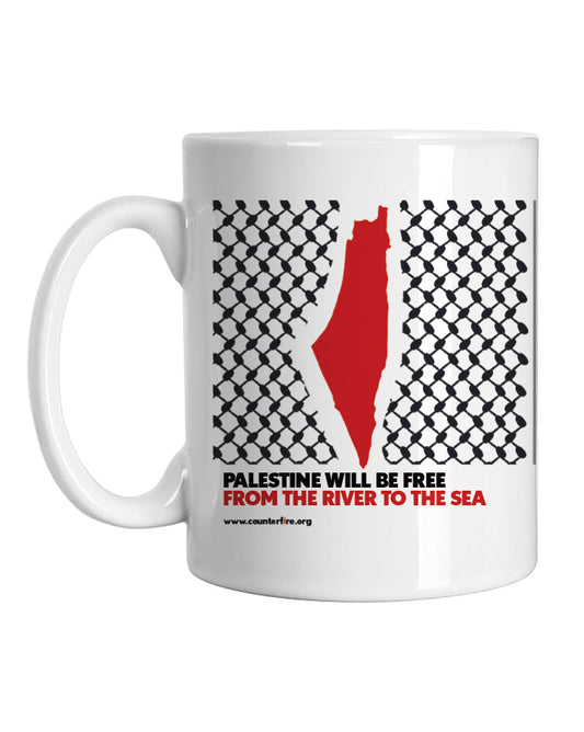 Palestine Keffiyeh Mug