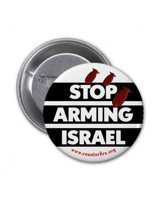 Stop Arming Israel badge